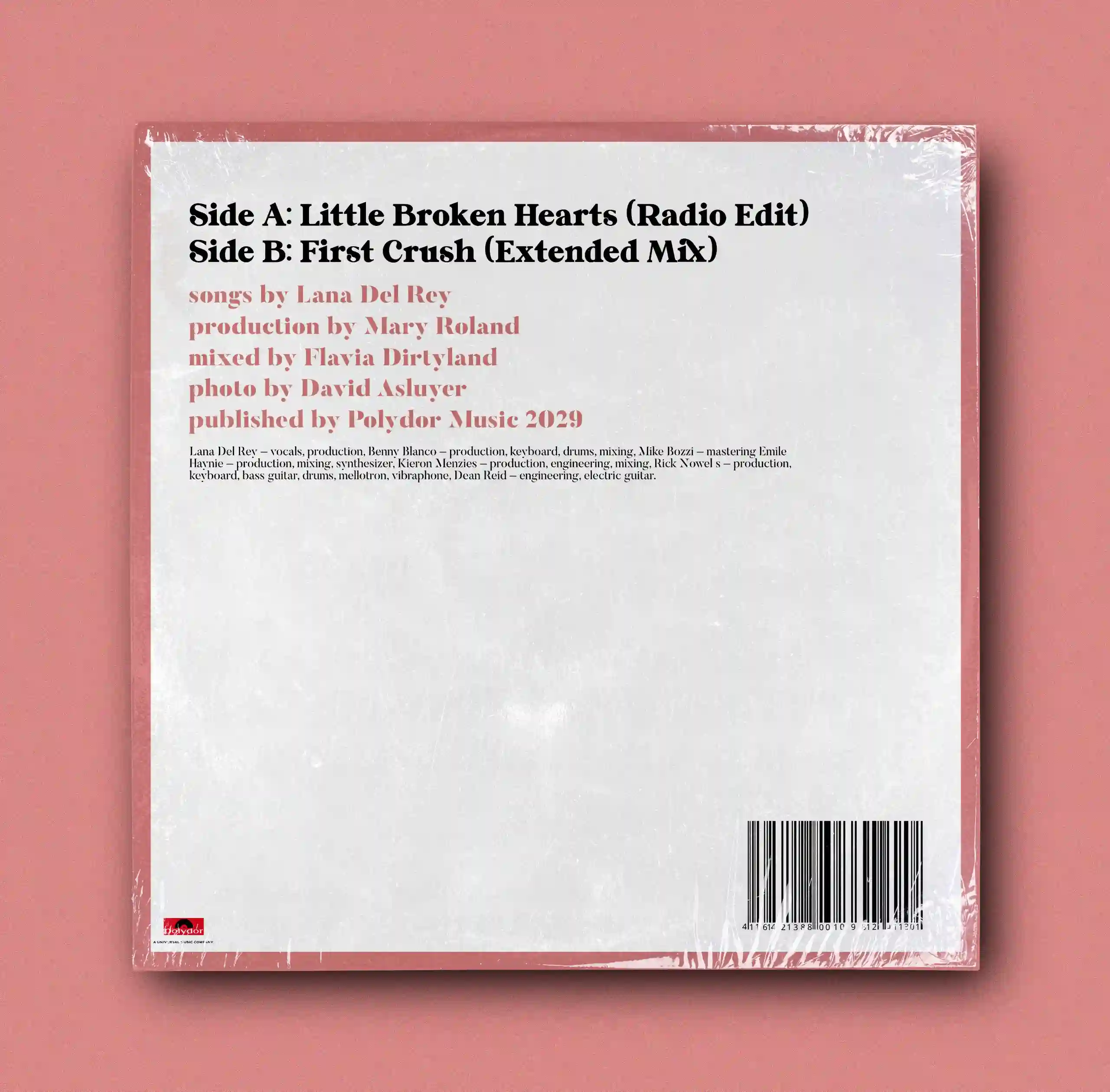 Retro rosa di Lana Del Rey Little Broken Hearts